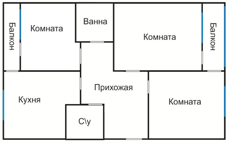 Нурсая 3комн.кв. 1-этаж,  70кв.м. 2011 г.п. 72000у.е. 4